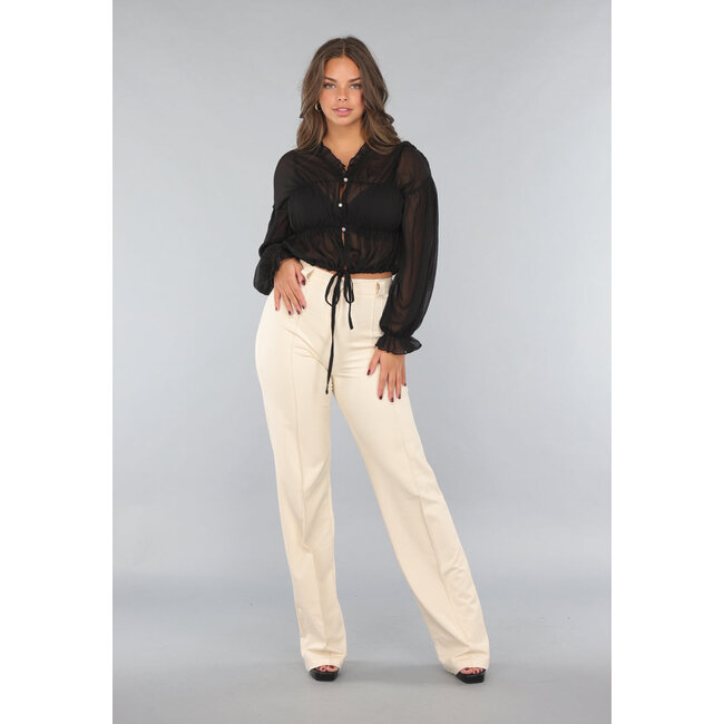 Beige Tall Stretch-Hose mit geradem Bein