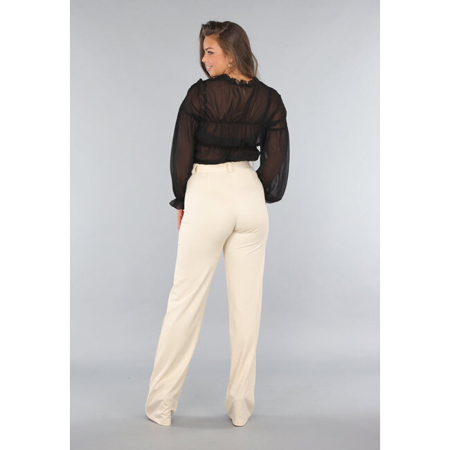 Beige Tall Stretch-Hose mit geradem Bein