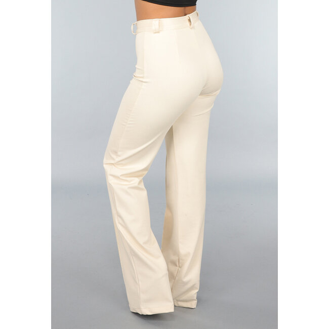 Beige Tall Stretch-Hose mit geradem Bein