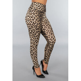Leggings mit Leopardenmuster und Stretch