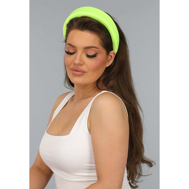 Neongrünes dickes Diadeem