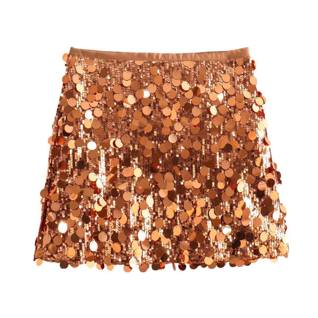 Kupferfarbener Glitter-Rock