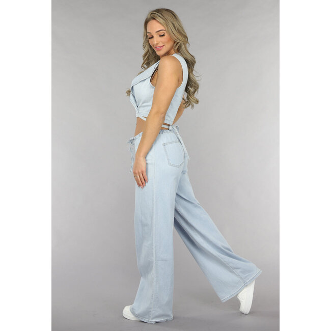 Weit geschnittene Jeans Jogger