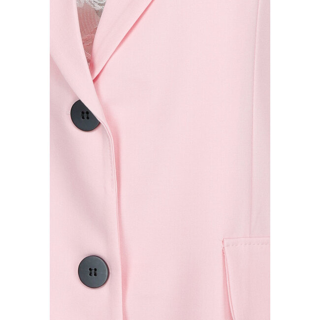 Übergroßer hellrosa Blazer
