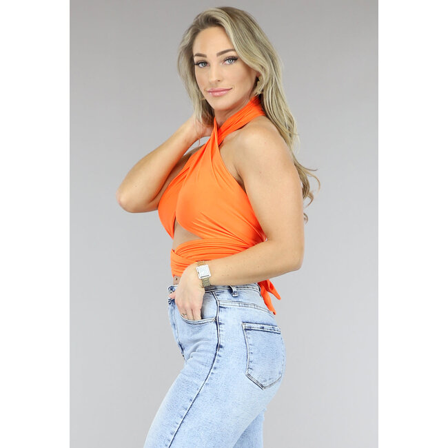 Crossable Orange Top