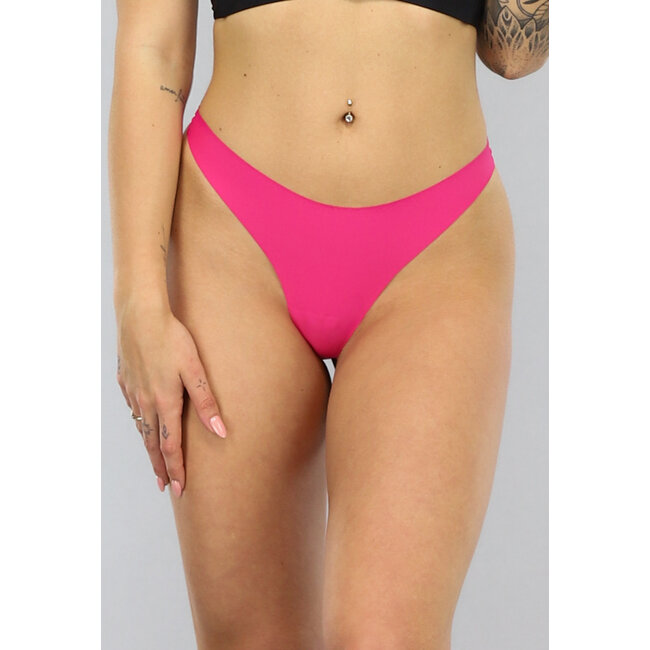 Nahtloser Tanga in leuchtendem Pink