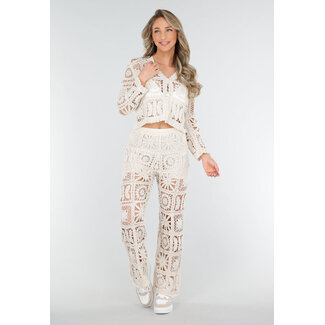 Beige Zweiteiliges Cover Up Set