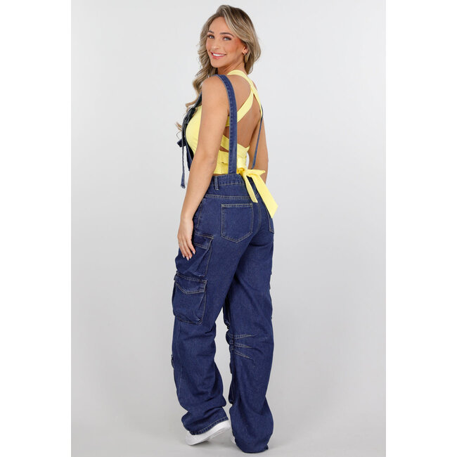 Verstellbare Cargohose mit Baggy Fit