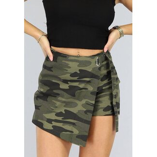 Skort mit Tarnmuster