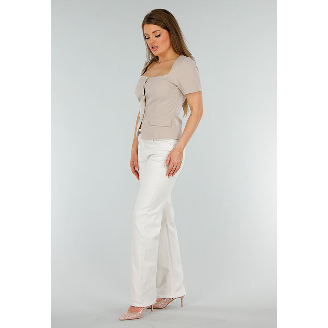 Slingback-Pumps in Rosa mit Metallic-Finish, spitzer Nase und transparentem, glänzendem Obermaterial