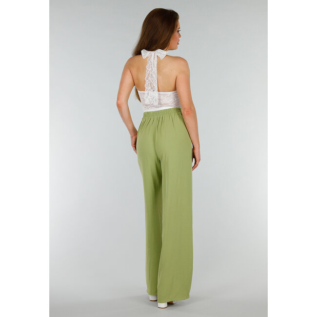 Weißes Stretch-Top mit Stretch und doppelter Fütterung