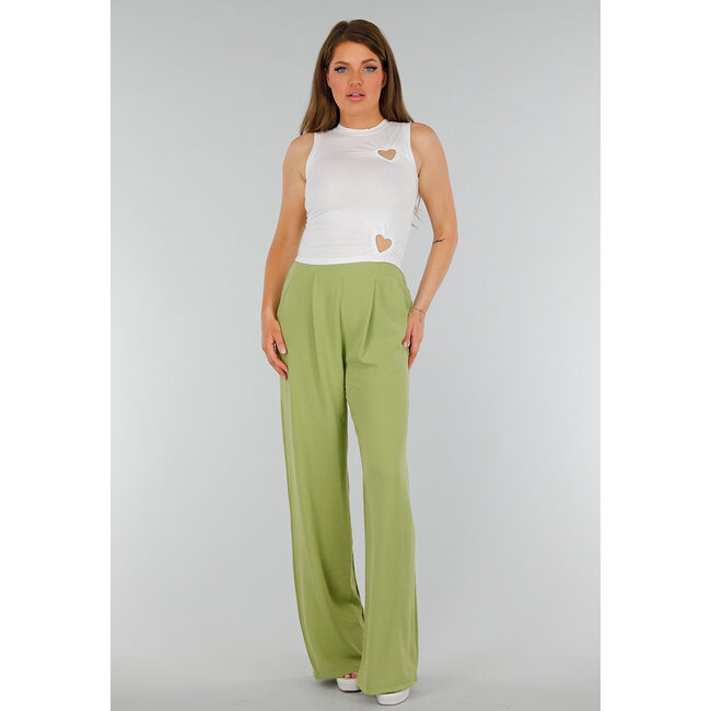 Weißes ärmelloses Stretch-Cropped-Top mit Herzausschnitten