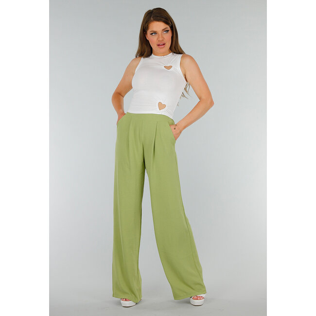 Weißes ärmelloses Stretch-Cropped-Top mit Herzausschnitten