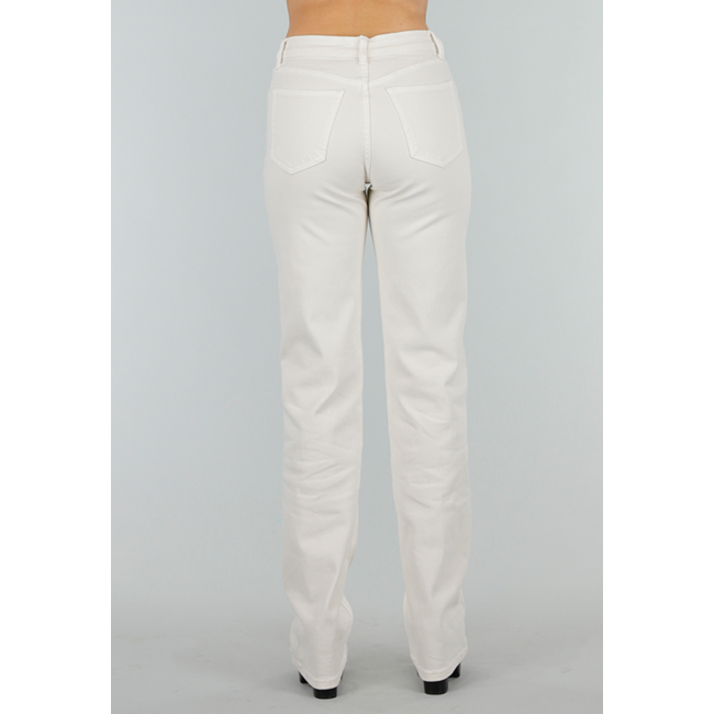 Off-white Jeans-Hose in Tall Fit mit Stretch, geradem Bein und mittlerer Taille