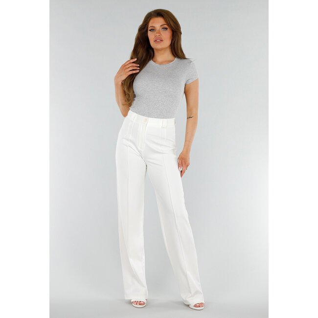 Graues kurzärmeliges Stretch-T-Shirt mit Stretch