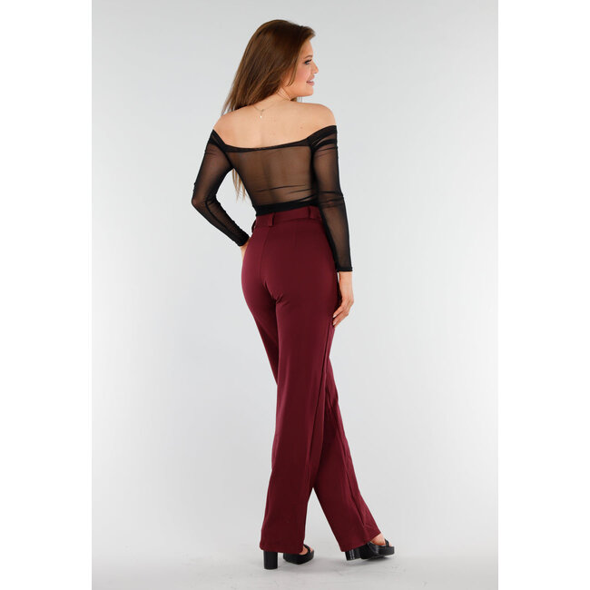 Schwarzes schulterfreies Mesh-Top mit langen Ärmeln und Falten
