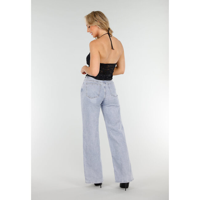 Schwarzes Spitzen-Stretch-Träger-Top mit Schleifen-Verschluss und transparentem Stoff