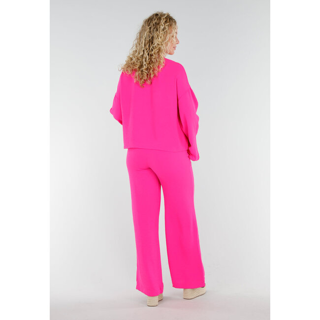 Fuchsia 2-teiliges Set mit Schleife und Stretch