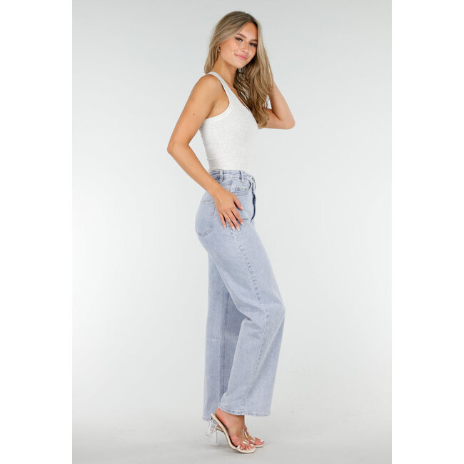 Hellgraues Ripp-Tanktop mit Stretch und breitem Schulterriemen