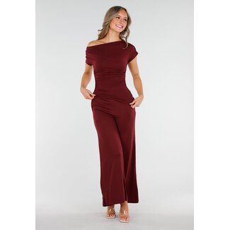 Bordeaux Off-Shoulder-Set