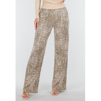 Camel Print Stretch Hose