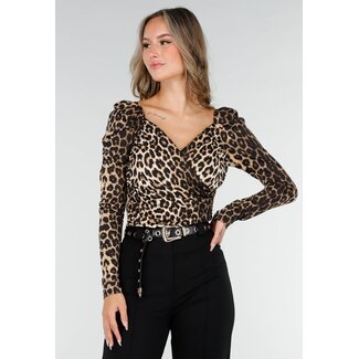 Top mit Leopardenmuster