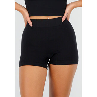 Schwarze Shapewear-Shorts