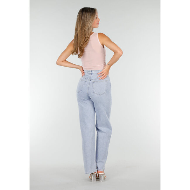 Rosa Mesh-Crop-Top mit Rüschendetail und Stretch