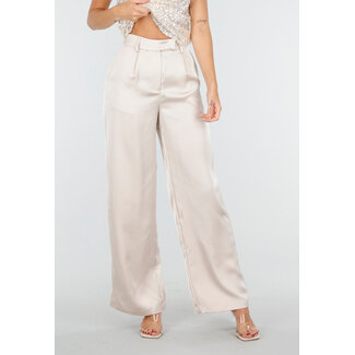 Satin Hose Champagne