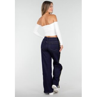 Weißes Off-Shoulder-Top