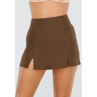 Skort Braun mit Stretch
