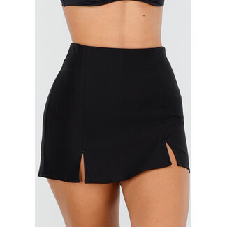 Skort Schwarz mit Stretch