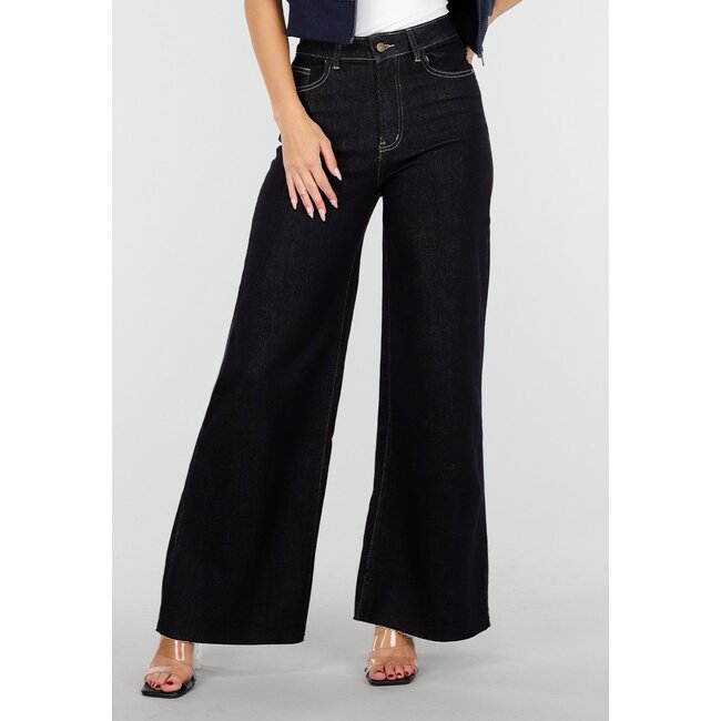 Redial Jeans Weite Jeans Dunkelblau