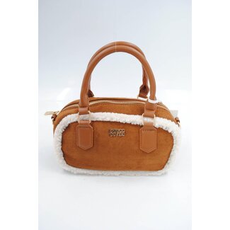 Cognac Boucle Handtasche