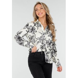 Bluse mit Blumenmuster