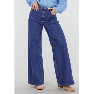 Blaue Wide Leg Jeans