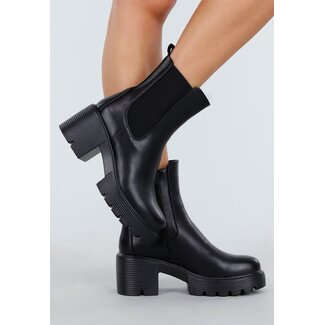 Schwarze Grove Stiefeletten