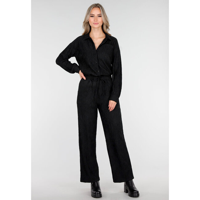 Schwarze Chunky Stiefeletten mit Blockabsatz