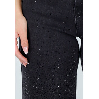 Schwarze Jeans mit Glitzer