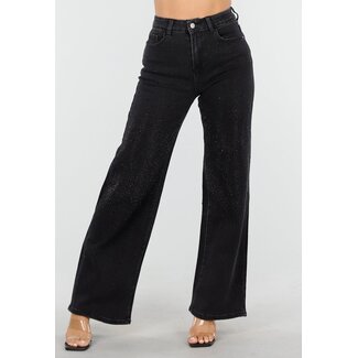Redial Jeans Schwarze Jeans mit Glitzer
