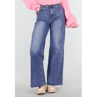 Redial Jeans Blaue Wide Leg Jeans