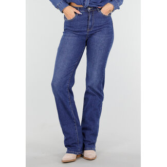 Redial Jeans Dunkelblaue Stretch-Jeans in langer Passform
