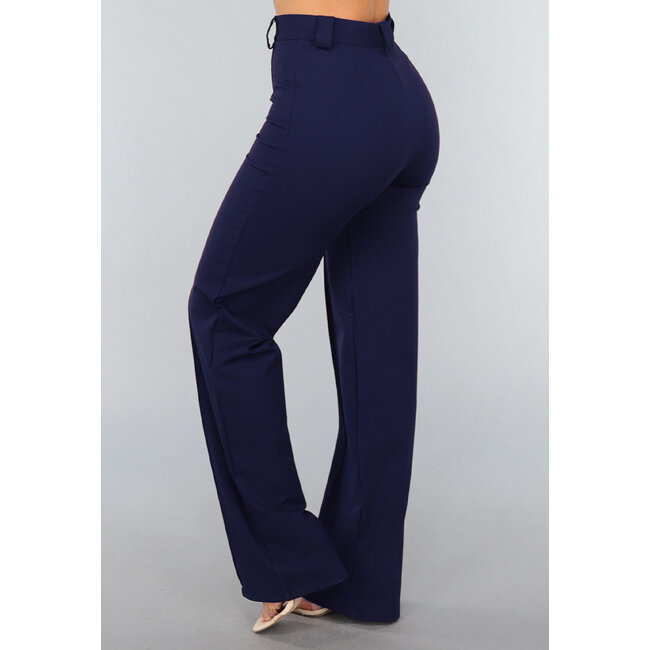 Straight Leg Bruine Pantalon - Copy