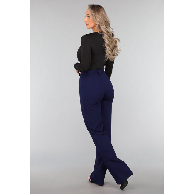 Straight Leg Bruine Pantalon - Copy