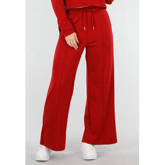 Bordeauxrote Lounge-Hose