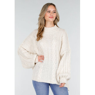 Strickpullover Creme