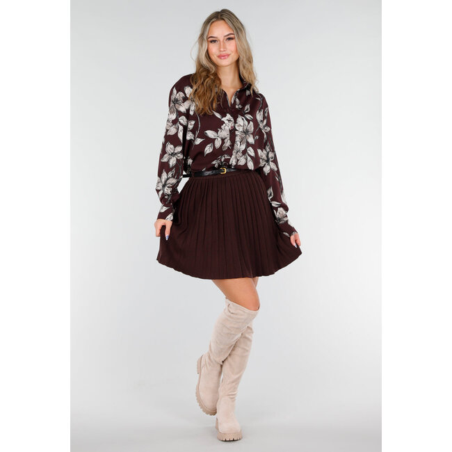 Beige Overknee-Stiefel mit Profilsohle und Wildlederoptik