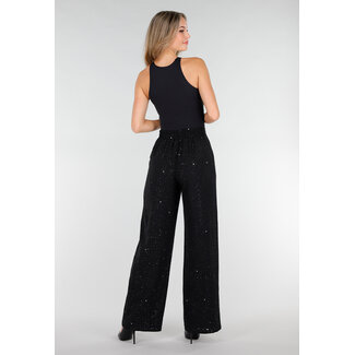 Schwarze Glitzerhose