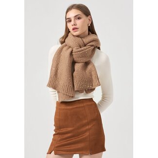 Schal mit goldenen Glinsterdetails