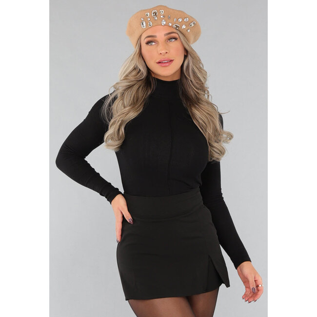 Baskenmütze mit Glitzersteinen